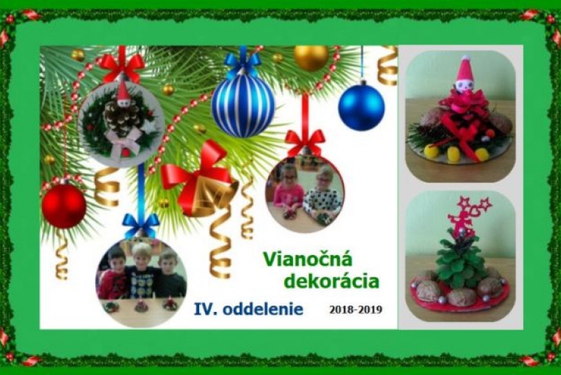 ŠKD / Vianočná dekorácia