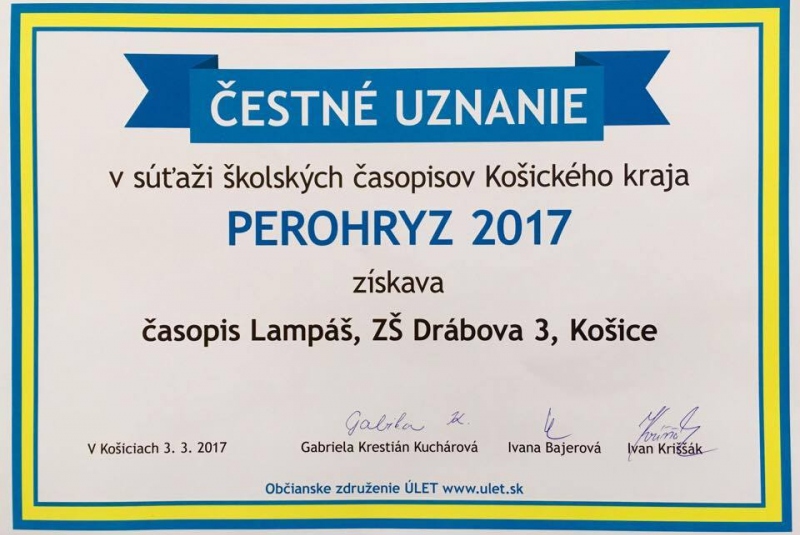 Časopis Lampáš / Perohryz 2017