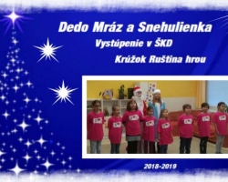 Dedo Mráz a Snehulienka - ruština hrou