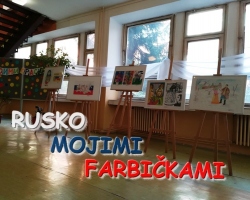 Rusko mojimi farbičkami