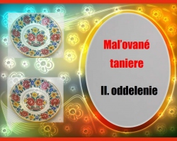 Maľované taniere