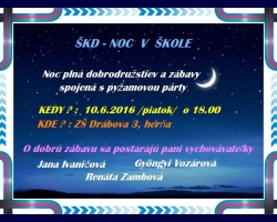 Noc v škole